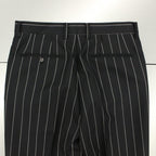 DOUBLE PLEATED TROUSERS #BLACK [23SS-WMP-TR24]