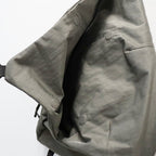 TEXTURED TWILL LAYERED SLINGER BAG #CHARCOAL [FTT36262B0009]