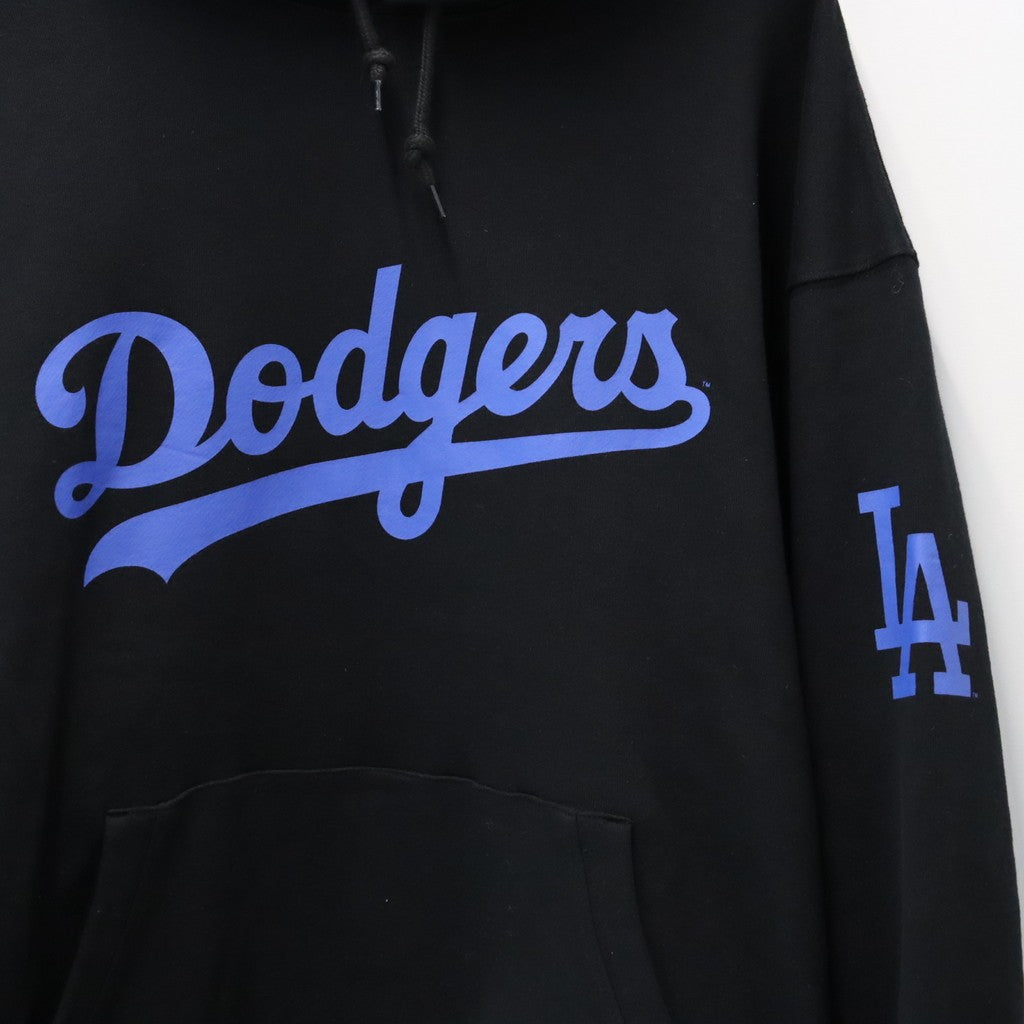 MLB | LA | HEAVY WEIGHT PULLOVER HOODED SWEAT SHIRT ( TYPE-2 ) #BLACK [MLB-WM-SS02]