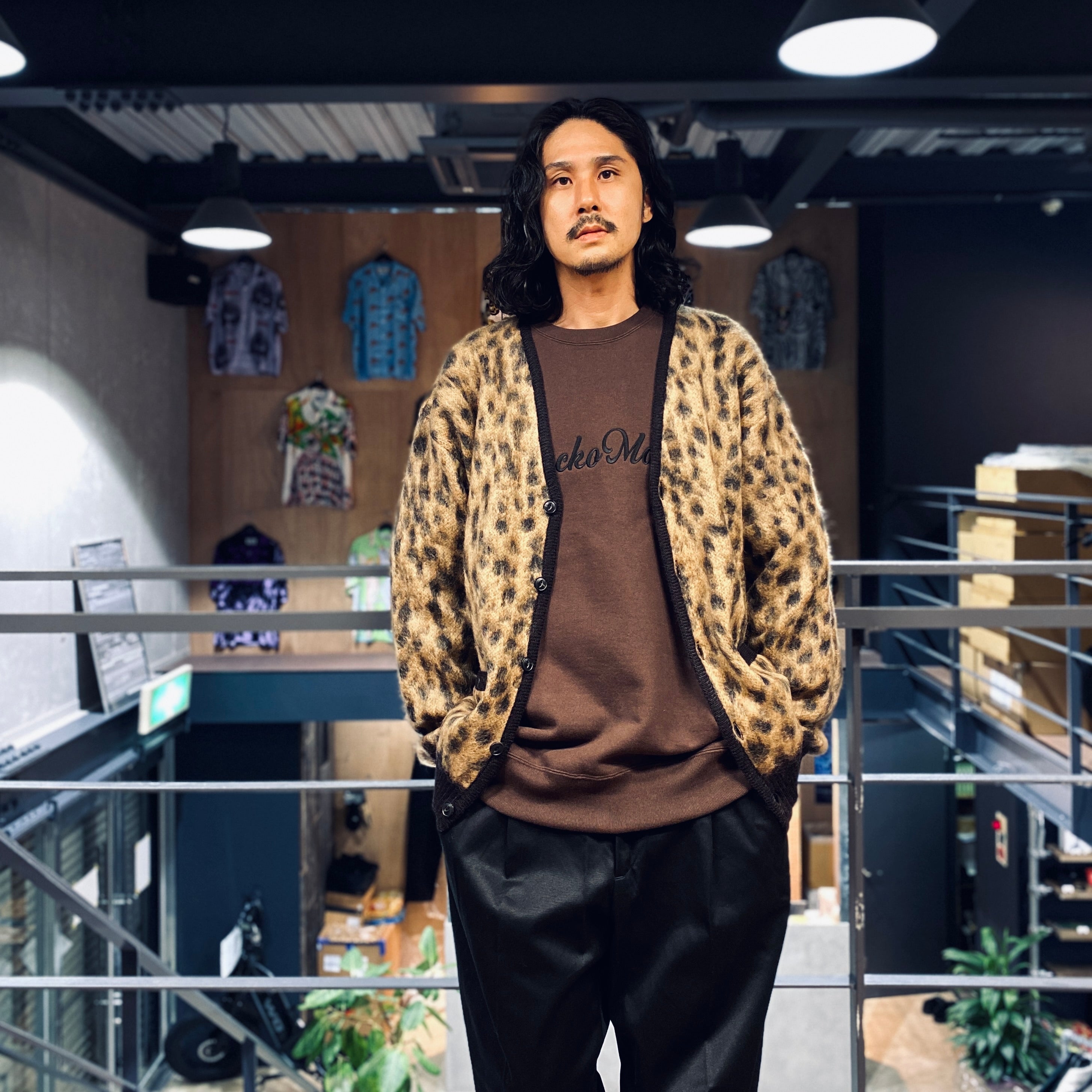 HEAVY WEIGHT CREW NECK SWEAT SHIRT -TYPE 1- #BROWN [23FW-WMC-SS02]