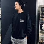 CREW NECK SWEAT SHIRT -TYPE 5- #BLACK [23FW-WMC-SS13]