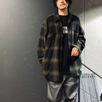 POLARTEC | FLEECE SHIRT #KHAKI [23FW-WMO-BL13]