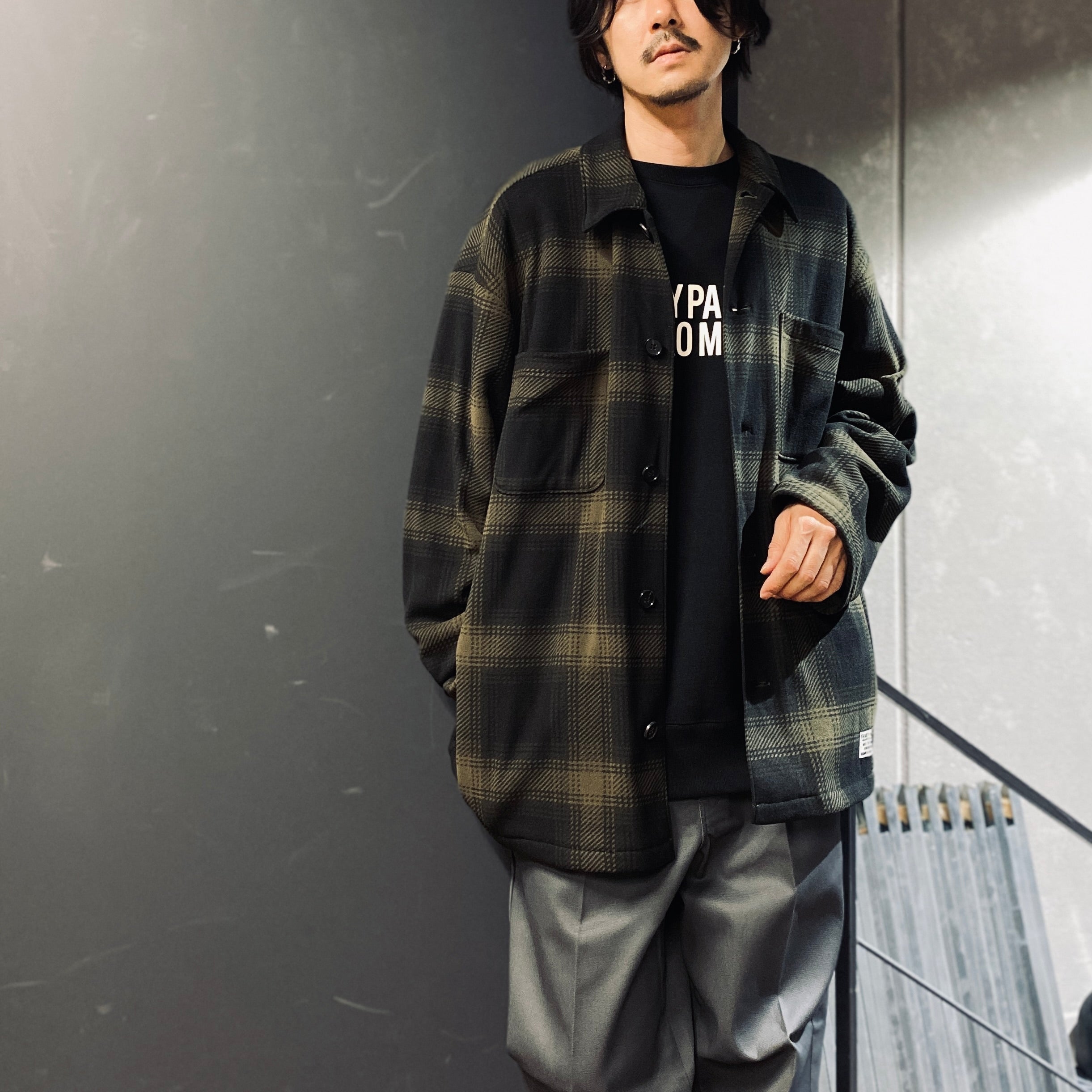 POLARTEC | FLEECE SHIRT #KHAKI [23FW-WMO-BL13]