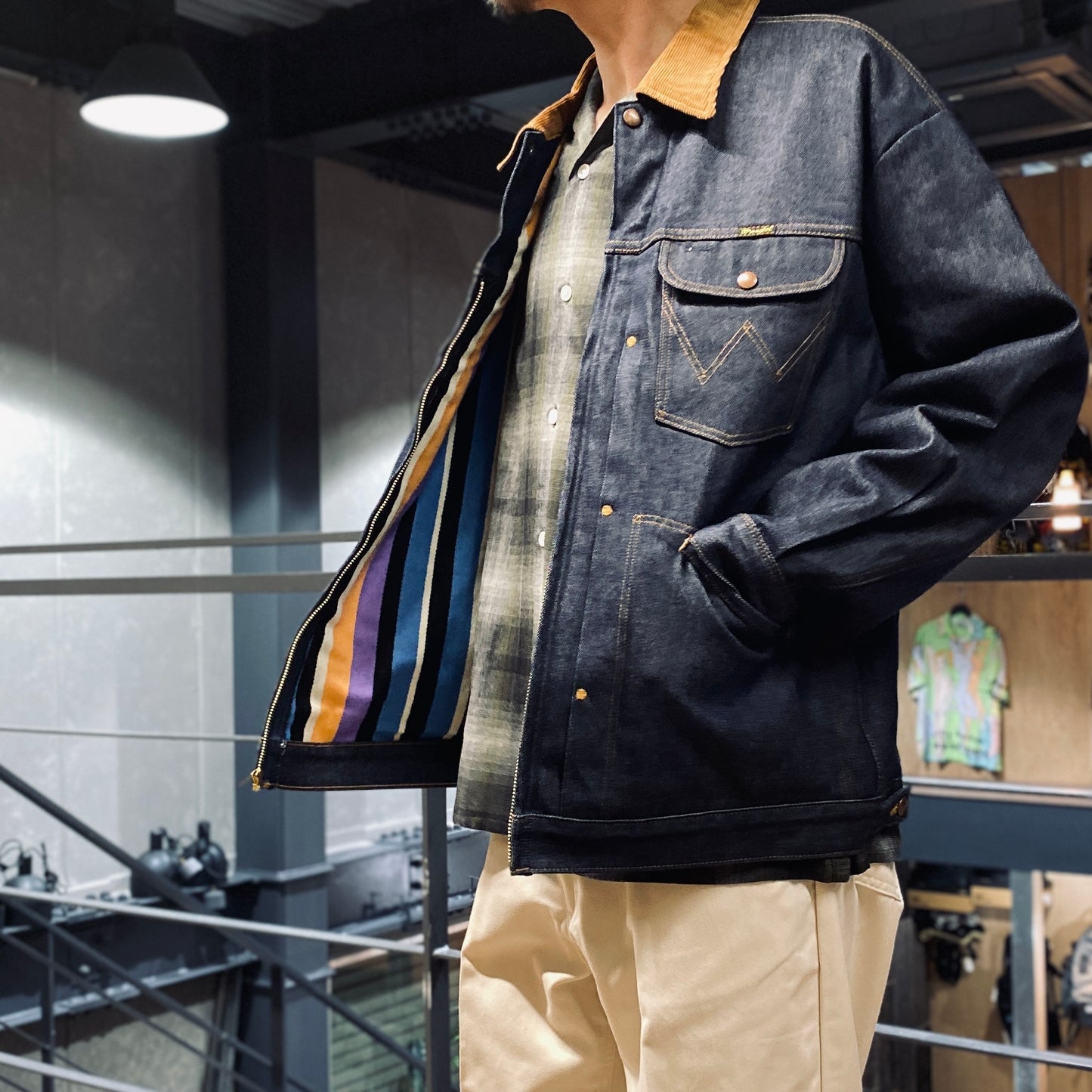 Wrangler | TRUCKER JACKET #INDIGO [23FW-WMO-WG01]