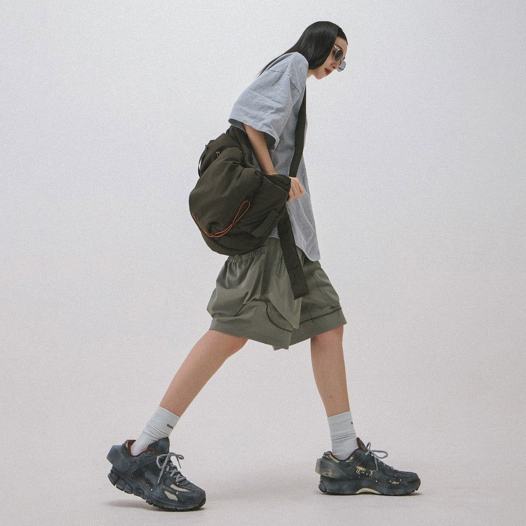"LM-S01" G-輕便實用短褲 #SAGE [GOOPI-24SS-AUG-01]
