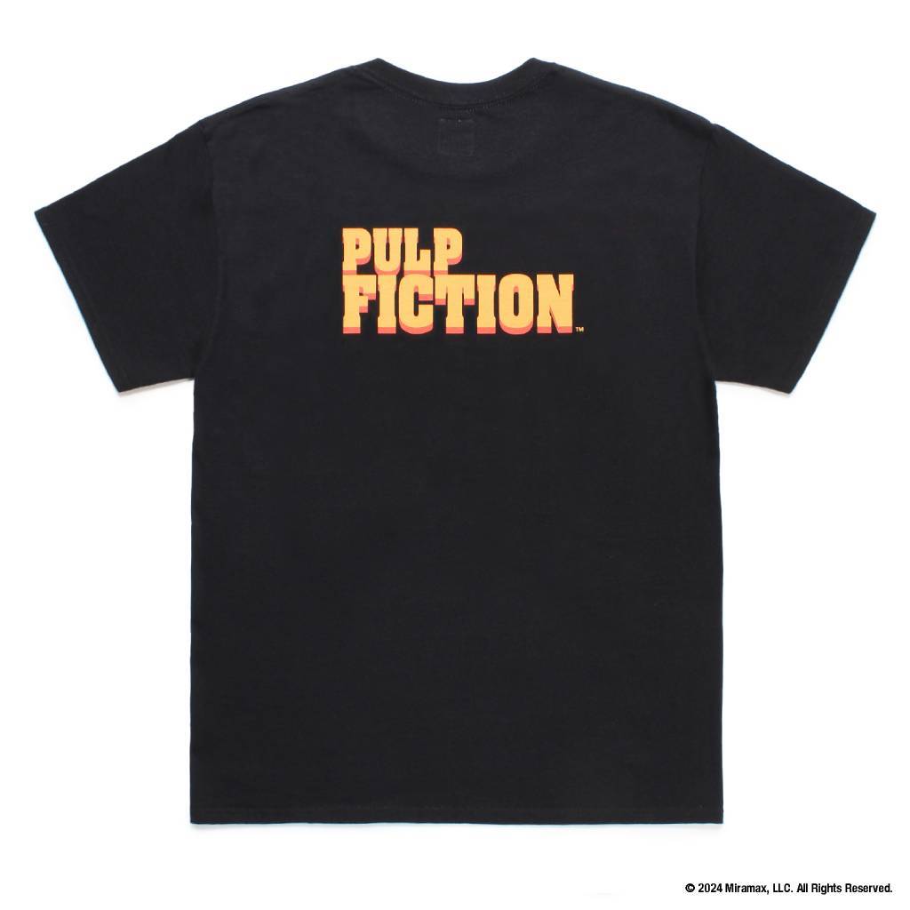 PULP FICTION | CREW NECK T-SHIRT (TYPE-5) #BLACK [PF-WM-TEE07]