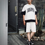 COLLEGE DOBBY S/S T-SHIRT #White [SU25-T01]
