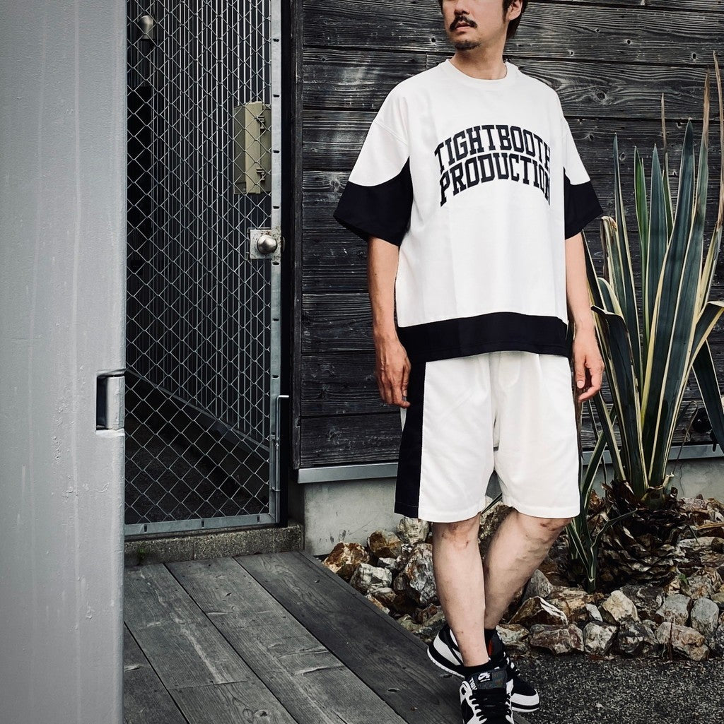 COLLEGE DOBBY S/S T-SHIRT #White [SU25-T01]