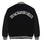 LEATHER VARSITY JACKET -B- (TYPE-2) #BLACK [24FW-WMO-BL16]