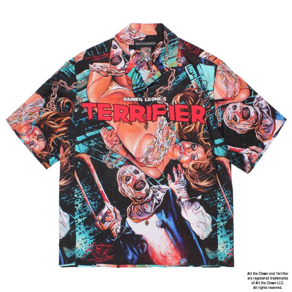 TERRIFIER | S/S HAWAIIAN SHIRT ( TYPE-1 ) #ONE [TERRIFIER-WM-HI01]