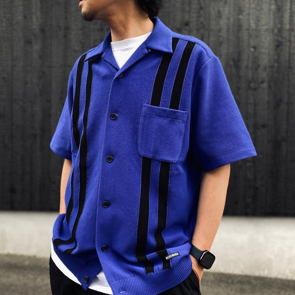KNIT SHIRT ( TYPE-1 ) #BLUE [26SS-WMK-KN01]