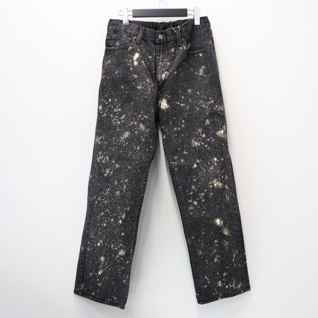 GALAXY DENIM PANTS #BLACK [RP0916303]