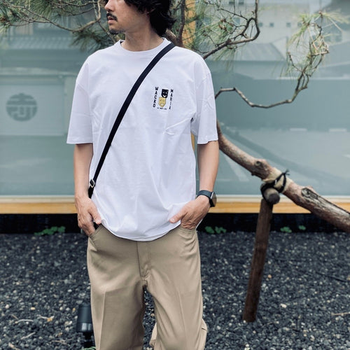 WASHED HEAVY WEIGHT CREW NECK T-SHIRT ( TYPE-13 ) #WHITE [26SS-WMT-WT14]