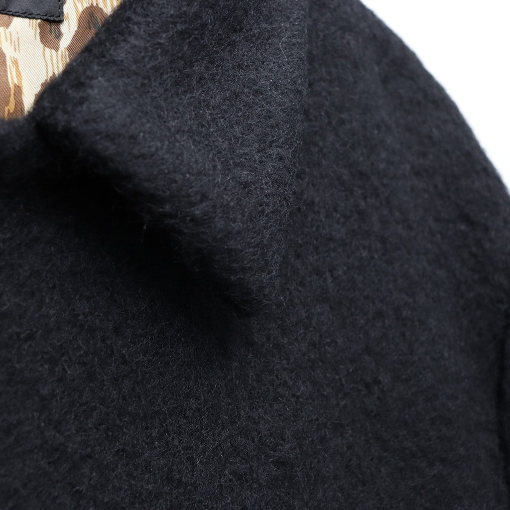 BAL COLLAR COAT ( TYPE-2 ) #BLACK [25FW-WMO-CO02] - cocorozashi