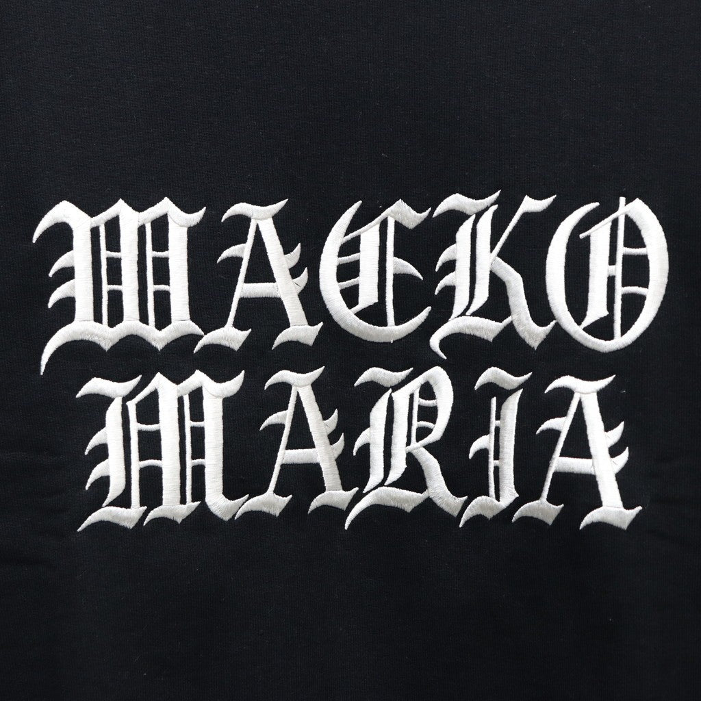 HEAVY WEIGHT CREW NECK SWEAT SHIRT #BLACK [25FW-WMC-SS05]