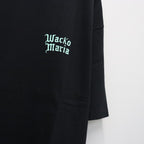 WASHED HEAVY WEIGHT CREW NECK T-SHIRT ( TYPE-2 ) #BLACK/GREEN [26FWE-WMT-WT02]