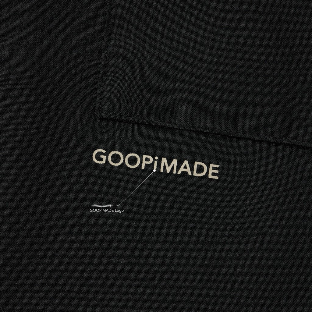 "GNV-Z" SOFTBOX 拉鍊分離寬襯衫 #SHADOW [GOOPI-25SS-JUN-02]