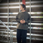 TECH LIGHTWEIGHT TEE L/S #BROWNKAHKI [BE-30025W]