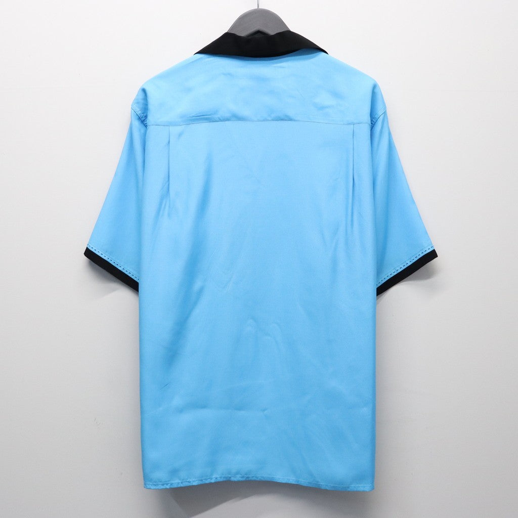 SWITCHING SHIRT S/S ( TYPE-2 ) #BLUE [26SS-WMS-OC08]