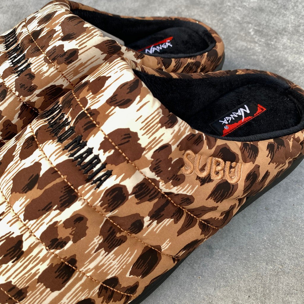 NANGA×SUBU | LEOPARD AURORA WINTER SANDAL #BEIGE [NA-SB-WM-SA06]