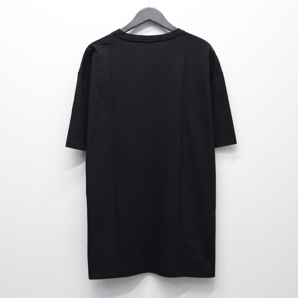 WASHED HEAVY WEIGHT CREW NECK T-SHIRT ( TYPE-1 ) #BLACK [25FW-WMT-WT01]