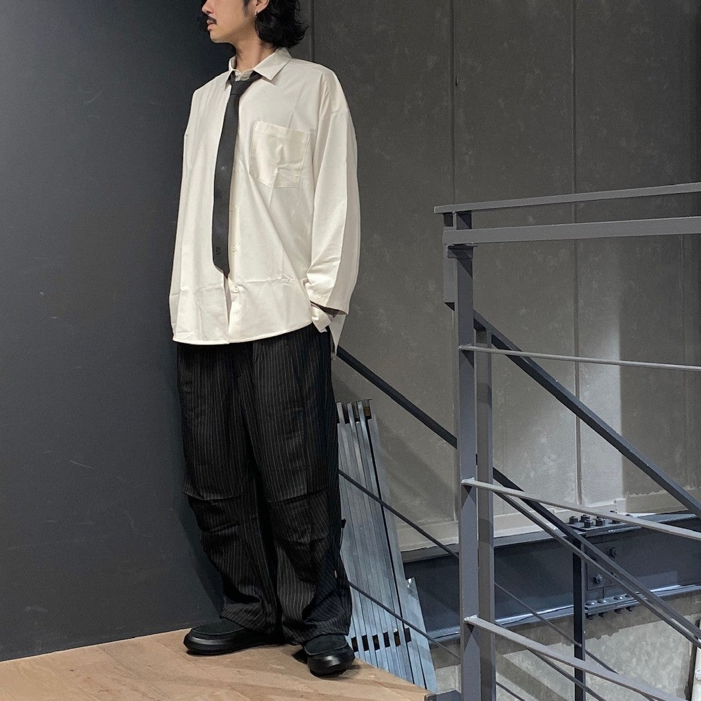 AES | “GAT-01S” D-Layer Reconstruct Shirt #WHITE [GOOPI-24AW-SEP-06]