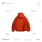 "8SE-01G" 專業多功能登山派克大衣 #PUMPKIN [GOOPI-24AW-DEC-02]