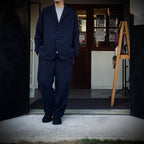 TECH EASY TROUSERS RIPSTOP #NAVY [BP-30025W]