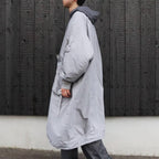 GARMENT DYE DOWN MA-1 LONG COAT 2.0 #GRAY [FST09262U0002]