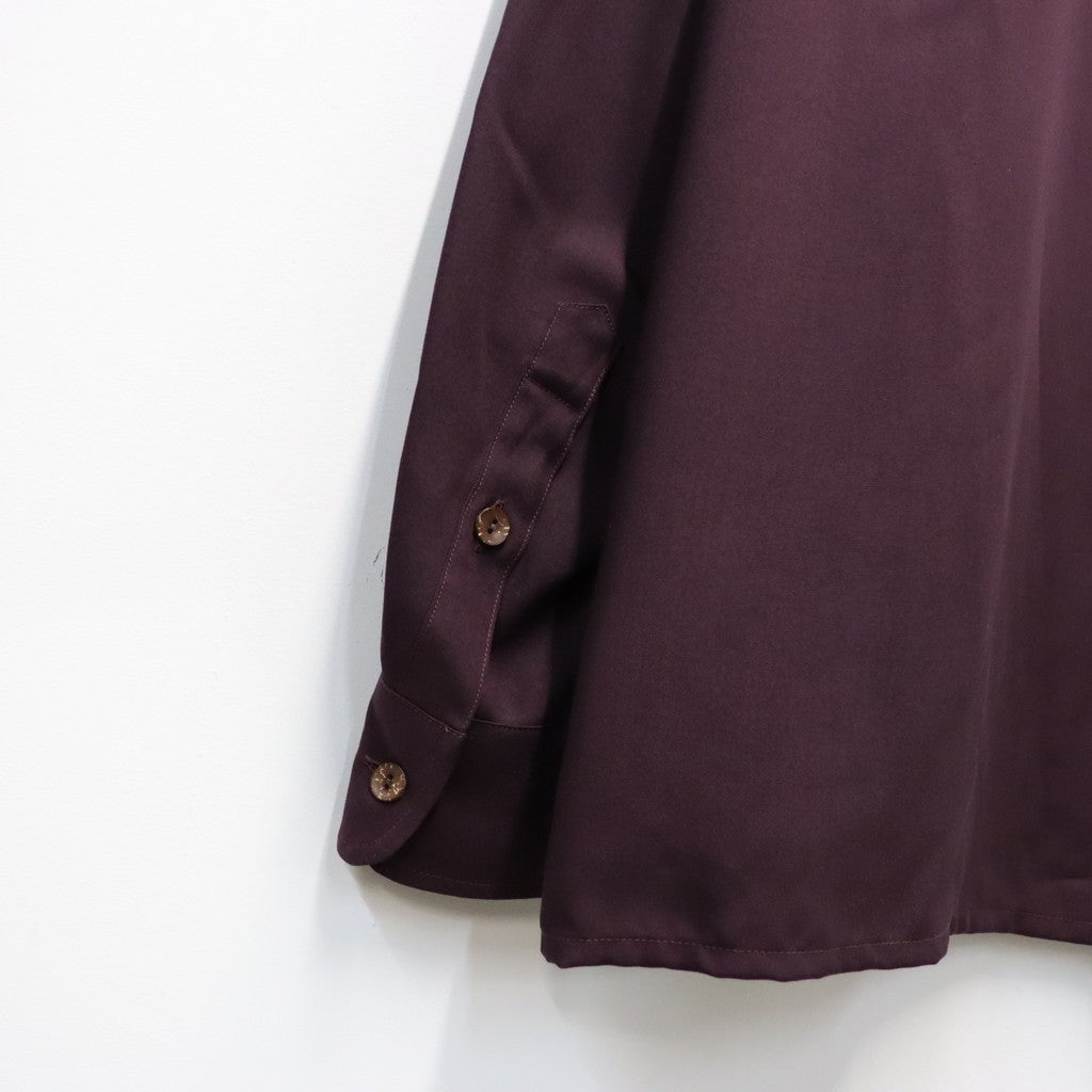 50'S SHIRT L/S ( TYPE-1 ) #BURGUNDY [26FW-WMS-OC03]