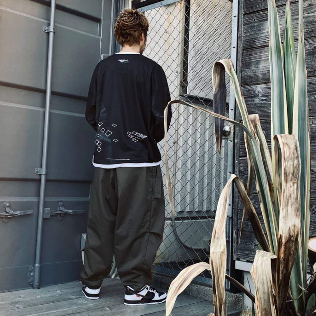 SauRas Being | L/S SOCCER JERSEY #Black [SS25-SRB03] - cocorozashi