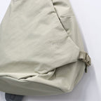 TEXTURED TWILL LAYERED SLINGER BAG #BEIGE [FTT36262B0009]