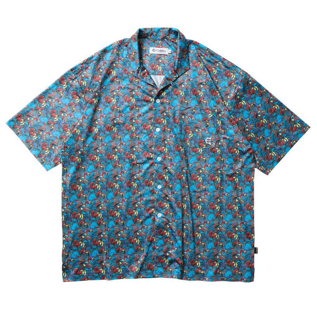 JULIEN OPEN S/S SHIRT #Turquoise [26SS-S02]