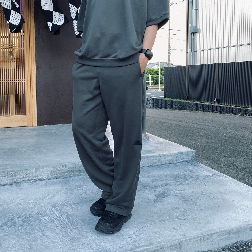 PE JERSEY JOG PANTS #CHARCOAL [CES29PT17]