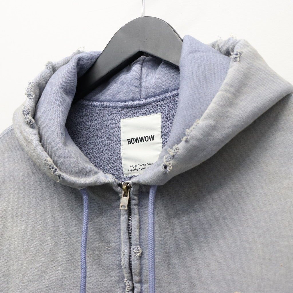 THE DITC JOURNAL ZIP HOODIE AGED #EGGPLANT [BW261-DJZH]