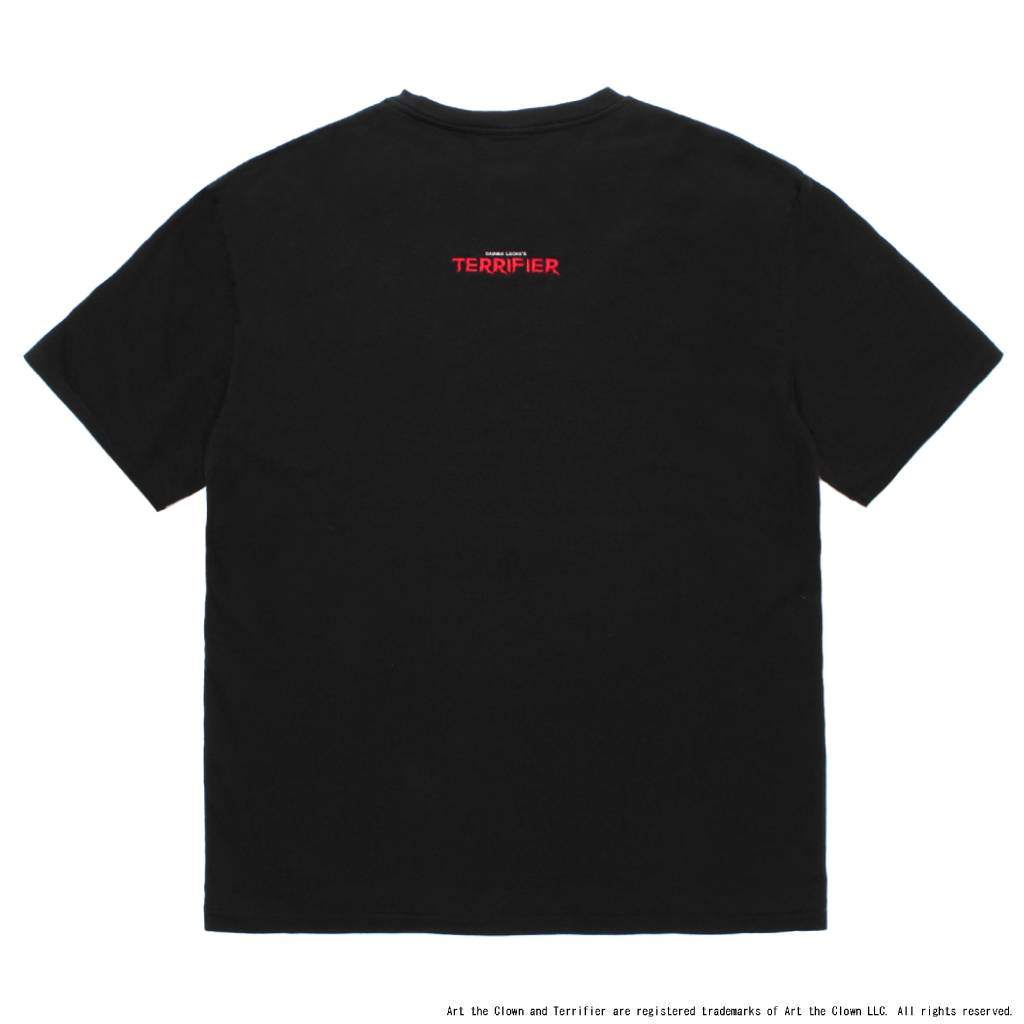 TERRIFIER | WASHED HEAVY WEIGHT CREW NECK T-SHIRT ( TYPE-3 ) #BLACK [TERRIFIER-WM-WT03]