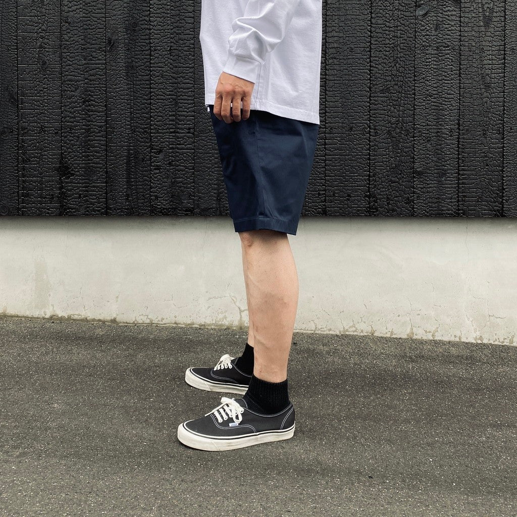 DICKIES | PLEATED SHORT TROUSERS #NAVY [26SS-WMP-DC02]