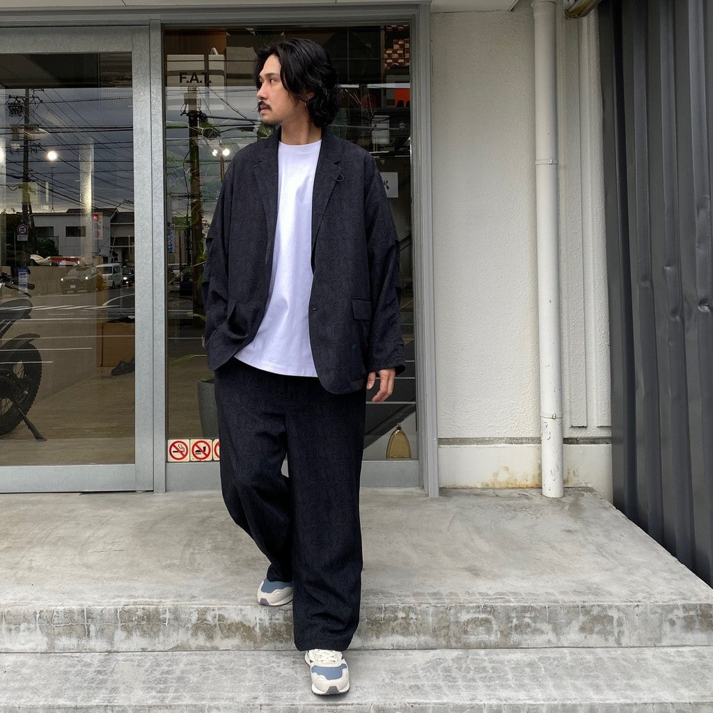 TECH EASY TROUSERS PAISLEY #D-NAVY [BP-53024] – cocorozashi
