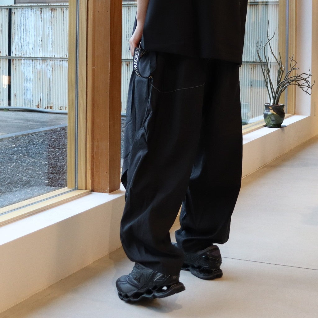 パンツ TIGHTBOOTH BAGGY SLACKS BLACK GOOPiMADE x TIGHTBOOTH SP_Strap Baggy Slacks BLACK（グーピーメイド