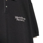 KNIT POLO SHIRT #BLACK [26SS-WMK-KN06]