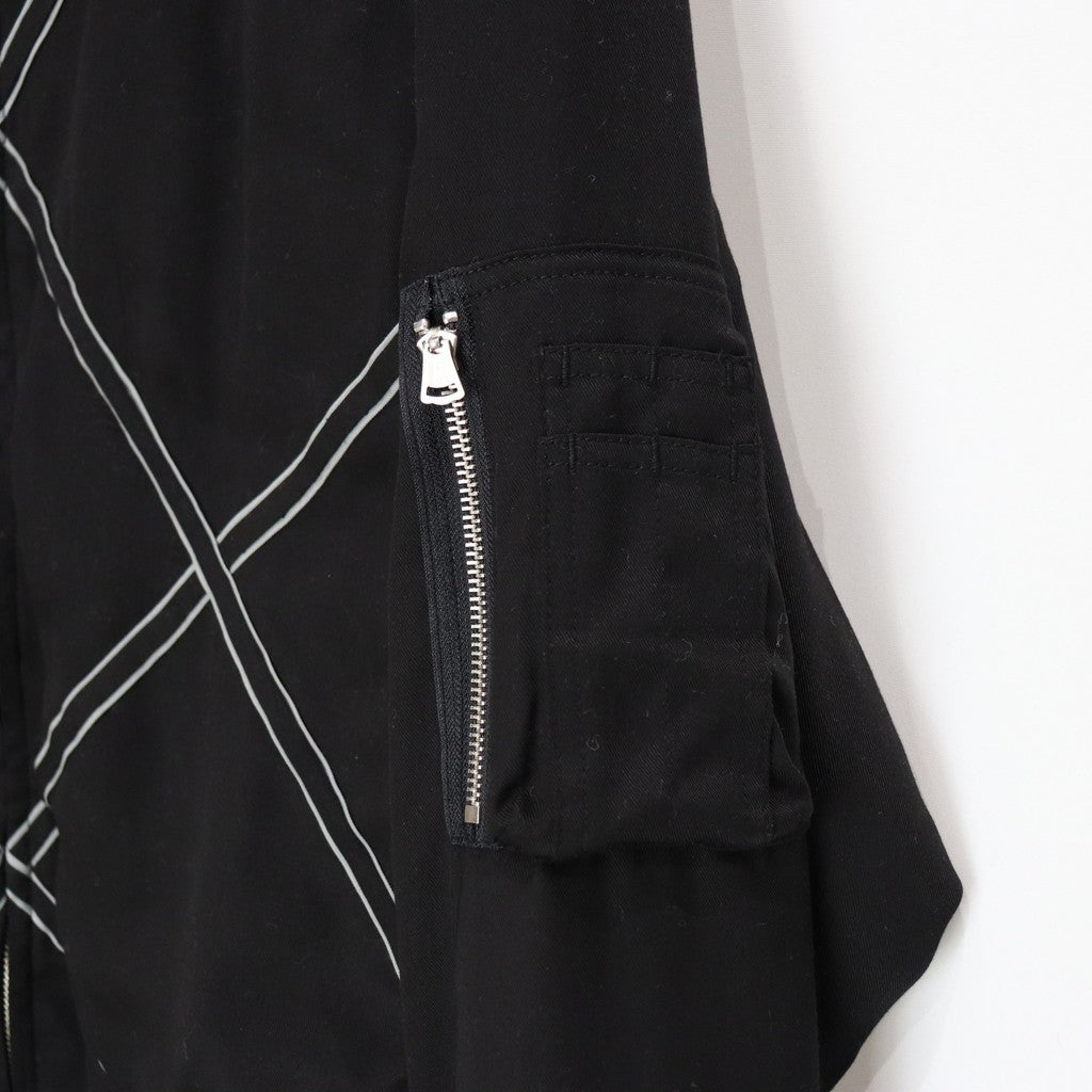 WOLF'S HEAD | 50'S JACKET #BLACK-GRAY [WOLFSHEAD-WM-BL17