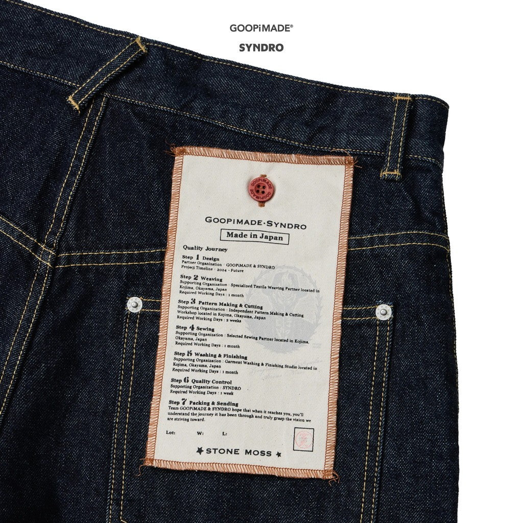 SYNDRO | 01P-SYNC ARK DECK LOOSE JEANS - ONE WASH #Indigo [GOOPI-26SS-JUL-01]