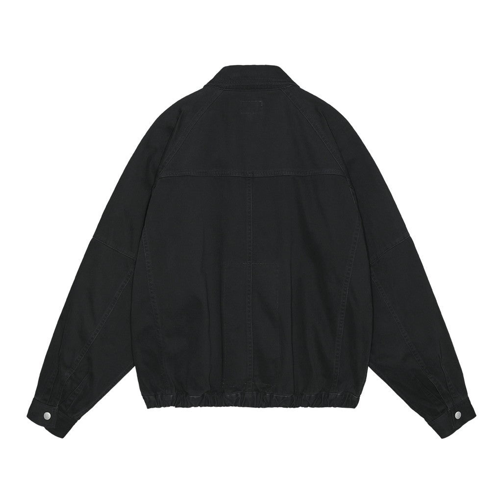 CUTTING BUTTON UP JACKET #BLACK [CES26JK16]