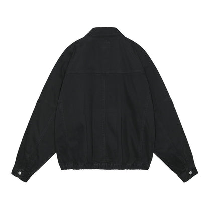 CUTTING BUTTON UP JACKET #BLACK [CES26JK16]