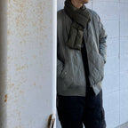 WORK DOWN SCARF #D.OLIVE [TAION-201WK]
