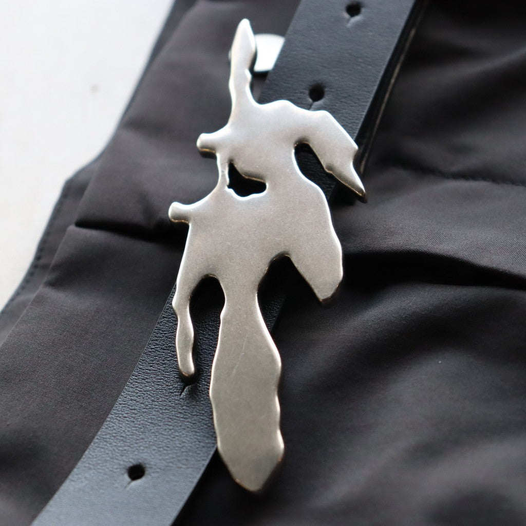 DE-BBB Logo Buckle Belt #Shadow & Pumpkin [GOOPI-26SS-MAY-02]