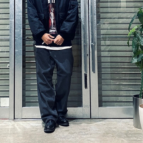 DENIM PANTS #BLACK [25FW-WMP-PT03] - cocorozashi 三重県四日市市の 