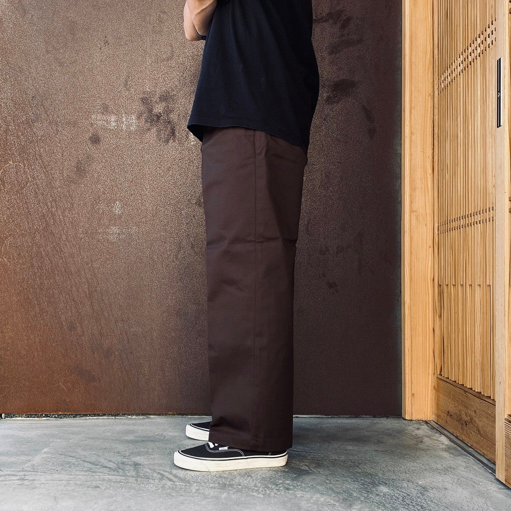 DICKIES | PLEATED TROUSERS #BROWN [26FW-WMP-DC01]