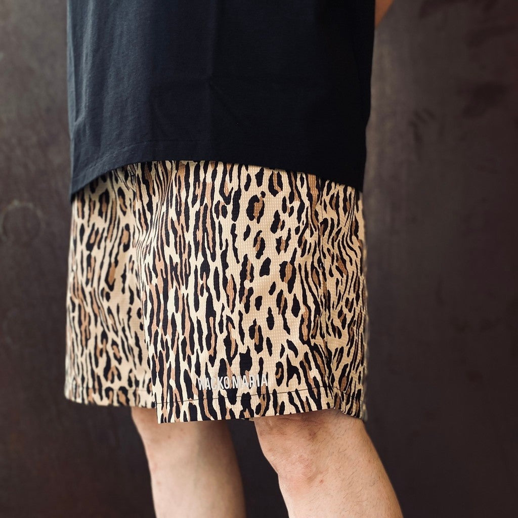 LEOPARD COMFY SHORTS #BEIGE [26SS-WMP-NA02]