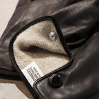 LEATHER GLOVES #BLACK [25FW-WMA-GL01]